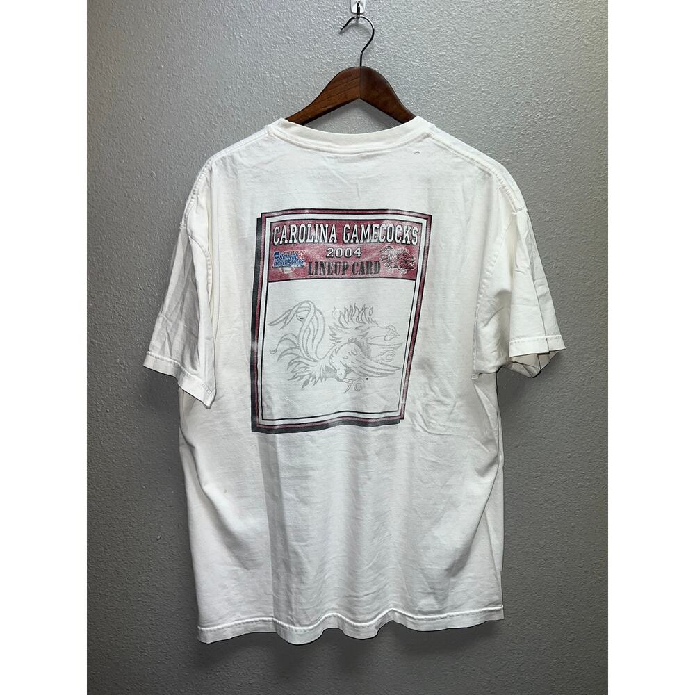 Vintage Carolina Gamecocks Shirt South Carolina College World Series 2004 Tee XL